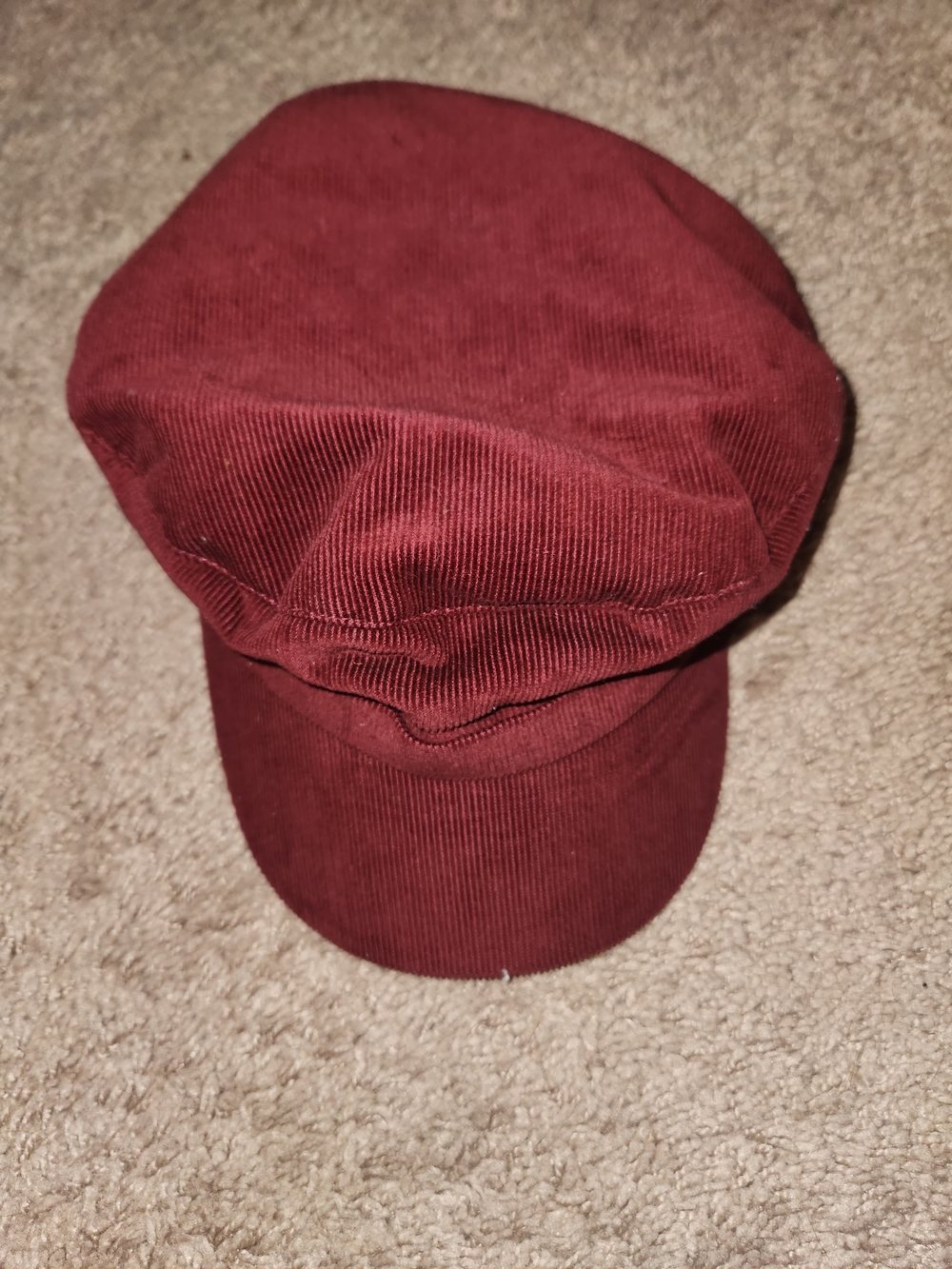 Hanna Hats Maroon 100% Cotton Made in Ireland Large